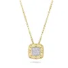 Roberto Coin Pois Moi 18kt Yellow Gold Diamond Pendant Necklace In Yellow