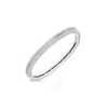 Roberto Coin Portofino White Gold 2 Row Diamond Bangle Bracelet - 7771884awbax In White