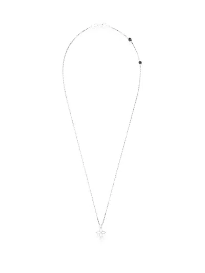 Roberto Coin Princess Diamond Necklace In Silver