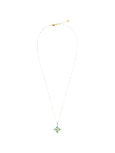 Roberto Coin Princess Flower Diamond Necklace In Gold