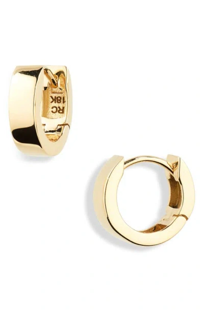 Roberto Coin 18k Yellow Gold Huggie Hoop Earrings