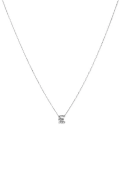 Roberto Coin 'tiny Treasure' Initial Necklace In E