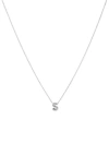 Roberto Coin 'tiny Treasure' Initial Necklace In S