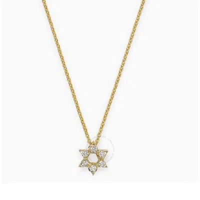 Roberto Coin Tiny Treasures Yellow Gold Diamond Star Of David Necklace - 001610aychx0