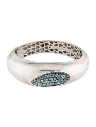 Pre-owned Roberto Coin Topaz Capris Plus Bangle, 6.5" In Multi