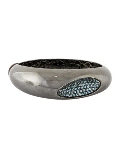 Pre-owned Roberto Coin Topaz Capris Plus Bangle, 6.5" In Multi