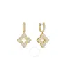 Roberto Coin Venetian Princess Collection 18k Gold Diamond Earrings - 7773348ayerx