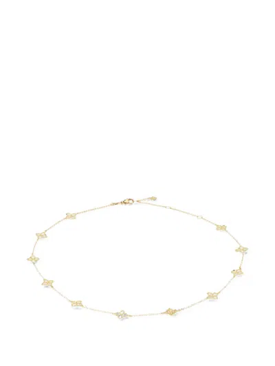 Roberto Coin Venetian Princess Diamond Necklace In Gold