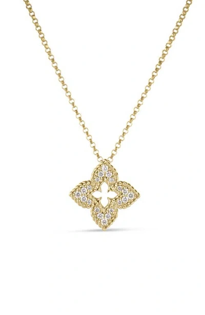 ROBERTO COIN ROBERTO COIN VENETIAN PRINCESS DIAMOND PENDANT NECKLACE
