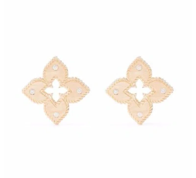Roberto Coin Venetian Princess Earrings In Rose Gold