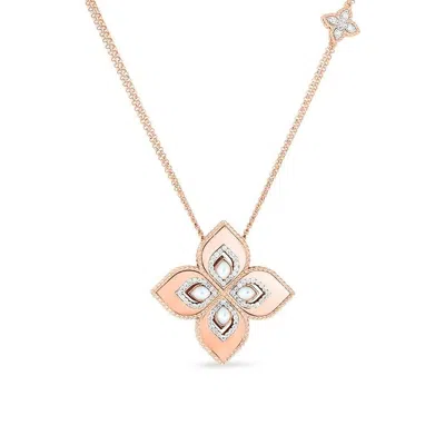 Roberto Coin Venetian Princess Medium Flower Pendant - 7771851ah31mp In Gold