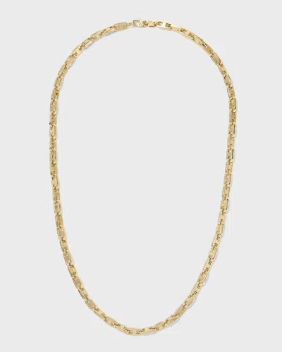 Roberto Coin White Gold Anchor-link Necklace, 28"l