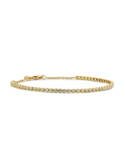 Roberto Coin Women's 18k Gold & 1.00 Tcw Diamond Tennis Bracelet