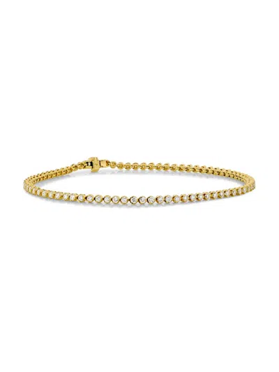 Roberto Coin Women's 18k White Gold & 1.6 Tcw Diamond Tennis Bracelet