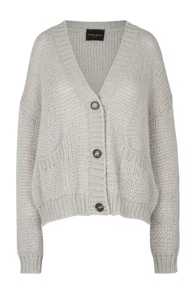 Roberto Collina - Cardigan - 460184 - Mastic In Gray