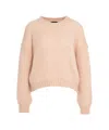 Roberto Collina Alpaca Blend Sweater In Neutral