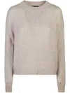 Roberto Collina Girocollo Treccia In Grey
