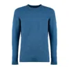 Roberto Collina Avio Bouclé Crew-neck Sweater In Blue