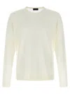 Roberto Collina Wool Crew Neck Sweater In Neutral