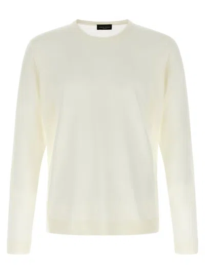 ROBERTO COLLINA BEIGE WOOL SWEATER
