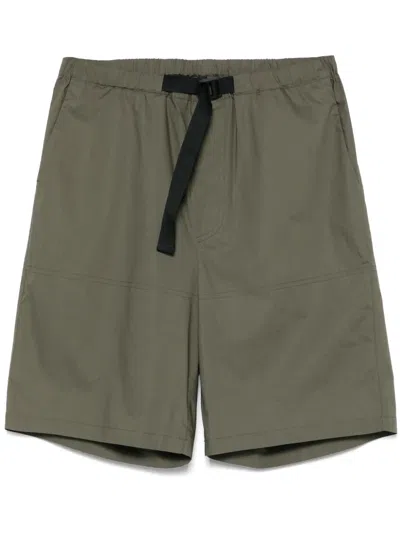 Roberto Collina Belted Shorts In Green