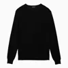 Roberto Collina Merino Wool Crewneck Sweater In Grey