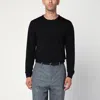 Roberto Collina Cotton Sweater In Black In Black