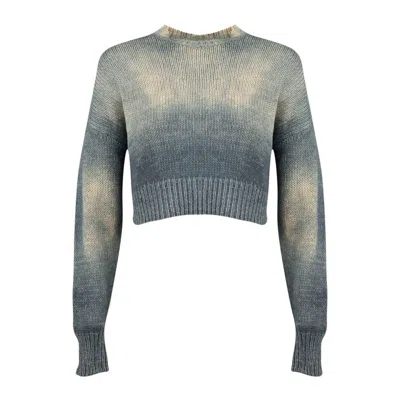 ROBERTO COLLINA ROBERTO COLLINA BLUE SHADED SWEATER