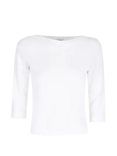 Roberto Collina Boat Neckline T-shirt In White