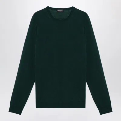 Roberto Collina Bottle Crew-neck Sweater In Green