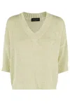Roberto Collina Boxy Short-sleeve Knit Top