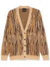 Roberto Collina Jacquard Pattern Sweater In Brown