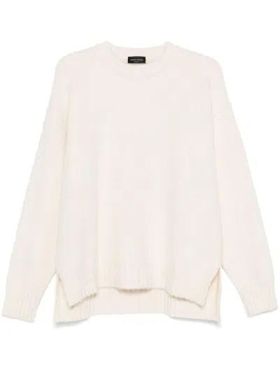 Roberto Collina Brushed-effect Sweater In White