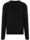 Roberto Collina Men's Merino Wool Jumper Sweater In Schwarz