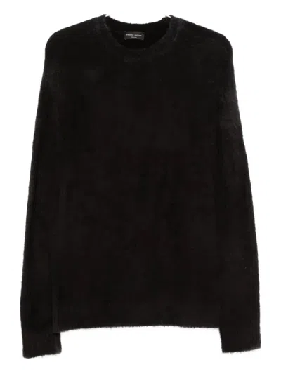 Roberto Collina Crew-neck Sweater In Black