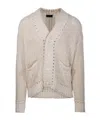 Roberto Collina Button Knitted Cardigan In Nude