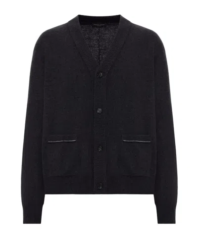 ROBERTO COLLINA WOOL V-NECK CARDIGAN