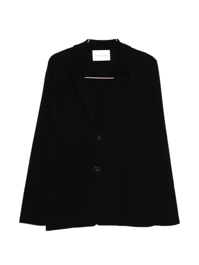 Roberto Collina Buttoned Cardigan In Black