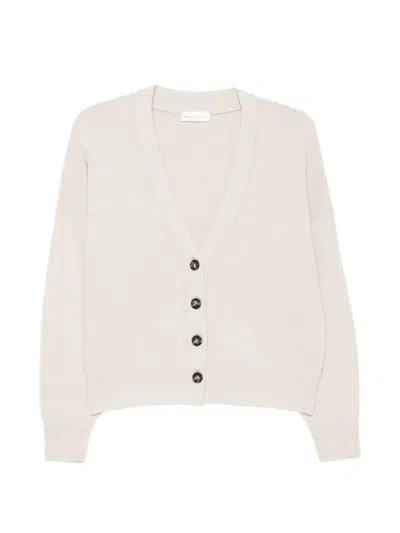 Roberto Collina Button-up Knit Cardigan In Neutral