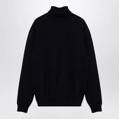 Roberto Collina Camel Merino Wool Turtleneck Pullover In Neutrals