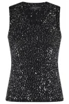 Roberto Collina Sequin-embellished Tank Top