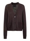 Roberto Collina Cardigan In Brown