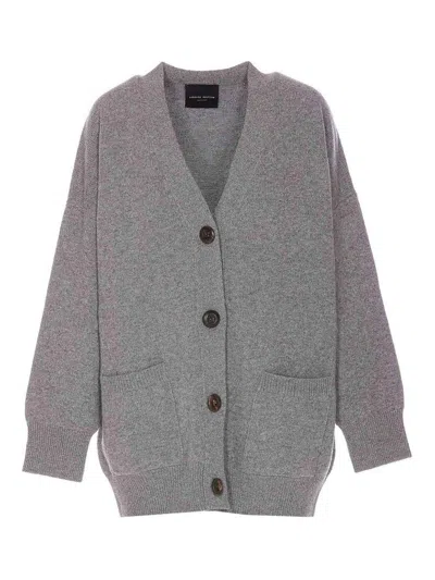 Roberto Collina Cardigan In Gris