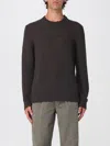 Roberto Collina Crew Neck Jumper In Brown