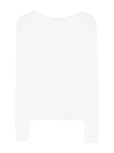 Roberto Collina Cardigan Scollo  Av Donna Bianco In White