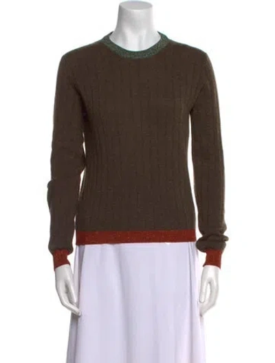 Pre-owned Roberto Collina Cashmere Crew Neck Sweater In Multi