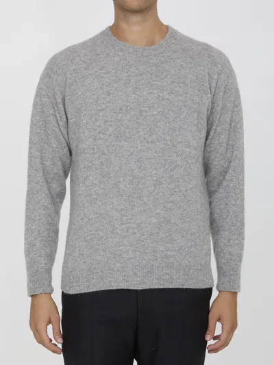 Roberto Collina Cashmere Sweater In Grey