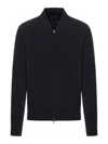 Roberto Collina ml Costa Bomber With Zip In Black
