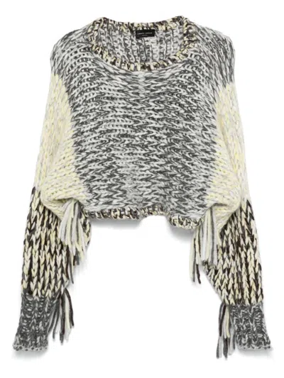 Roberto Collina Chunky-knit Sweater In Grey