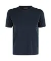Roberto Collina Crew Neck T-shirt In Navy